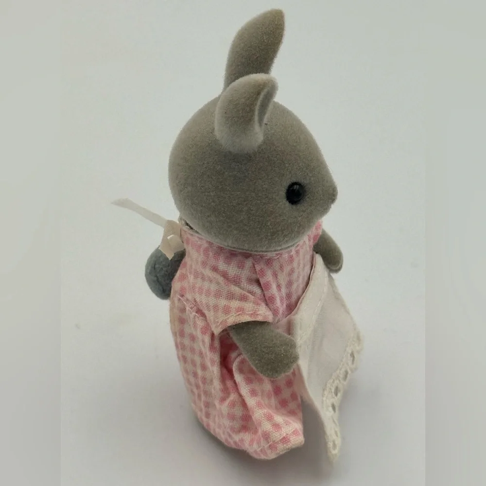 Vintage Sylvanian Families Babblebrook Rabbit‎ Mom Baby Calico Critters